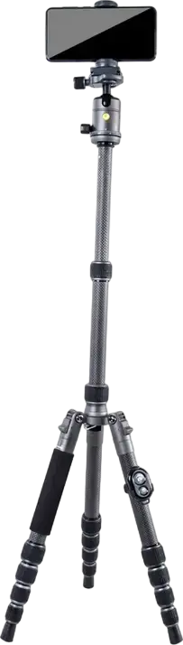 Vanguard VEO 3 GO 235 Carbon Fiber Tripod, Blue, 135cm Max Height, 4.5kg Load Capacity, 5-Section Legs, Monopod Conversion, Arca-Swiss Compatible
