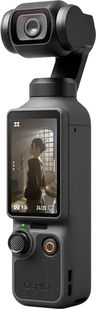 DJI Osmo Pocket 4 Standard Combo Black, 1-inch CMOS 37MP Sensor, 4K 240fps Video, 3-Axis Gimbal Stabilization, ActiveTrack 7.0, 2-inch OLED Touch Screen