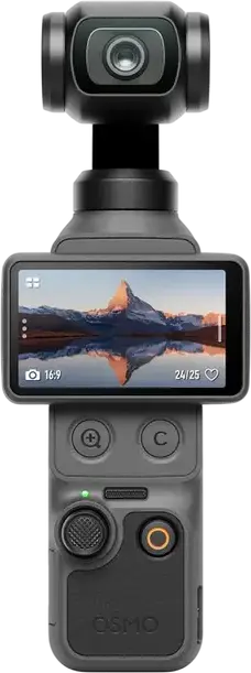 DJI Osmo Pocket 4 Standard Combo Black, 1-inch CMOS 37MP Sensor, 4K 240fps Video, 3-Axis Gimbal Stabilization, ActiveTrack 7.0, 2-inch OLED Touch Screen
