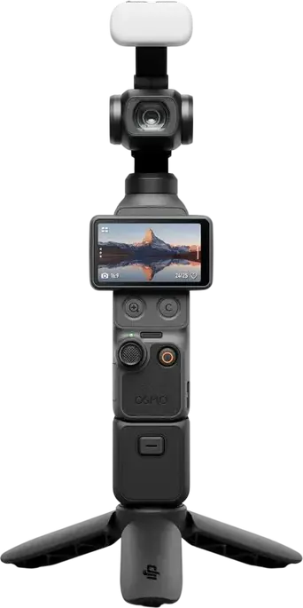 DJI Osmo Pocket 4 Standard Combo Black, 1-inch CMOS 37MP Sensor, 4K 240fps Video, 3-Axis Gimbal Stabilization, ActiveTrack 7.0, 2-inch OLED Touch Screen
