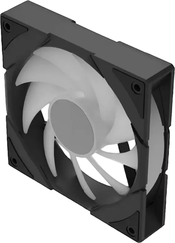 Deepcool CG580 Reversed ARGB PWM PC Case Fan, 120mm, Hydraulic Bearing, Black, 400-1300 RPM, 38 CFM, 28 dBA