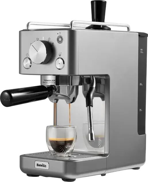 Cafetiera manuala Breville VCF185X-01, 1415W, Oțel inoxidabil
