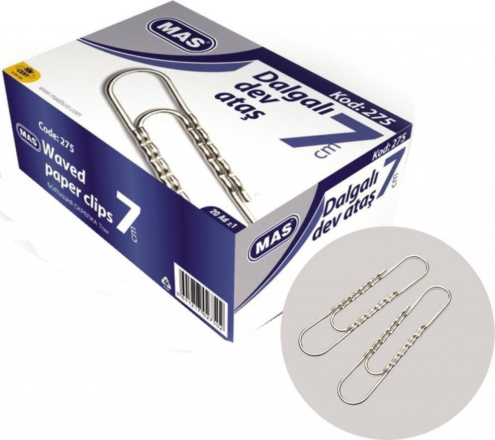 Prostand Agrafe gofrate №7 70mm MAS (275) 20 buc
