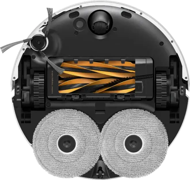 Robot Aspirator si Mop Mova V70 Ultra Complete, Suctie 40000 Pa, Statiune Auto-Curatare, Navigatie LiDAR AI SmartSight, Baterie 6400 mAh, HEPA, Alb