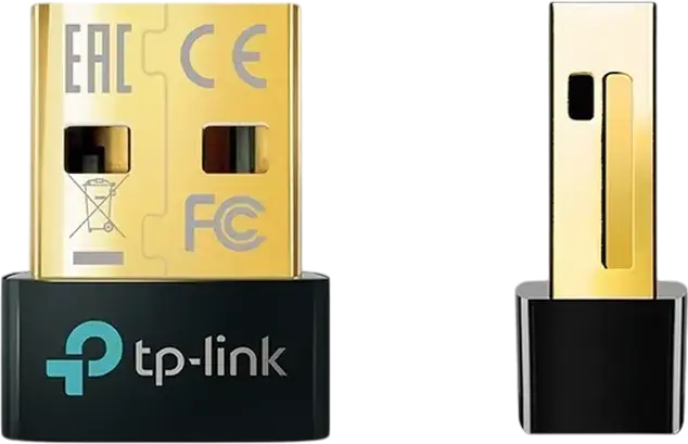TP-Link UB5A Bluetooth 5.0 Nano USB Adapter, USB 2.0 Interface, Supports Up to 7 Devices, Compatible with Windows 11/10/8.1/7, Compact Black Design