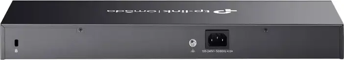 Switch Rackmount TP-Link DS1018GMP Omada Neadministrat, 16 Porturi PoE+ 10/100/1000 Mbps, 2 Porturi Combo Gigabit SFP, Buget PoE 250W, Mod Extend 250m, Carcasa Otel