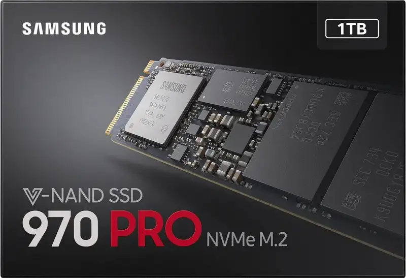 SSD Intern Samsung 970 PRO NVMe PCIe Gen 3.0 x4 M.2 2280 1TB MZ-V7P1T0 MLC V-NAND Viteza Citire pana la 3500MB/s Scriere 2700MB/s Criptare AES 256-bit