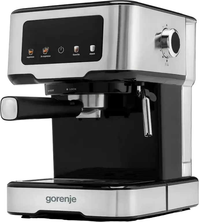 Cafetiera manuala Gorenje ESCM15CD, 1100W, Oțel inoxidabil