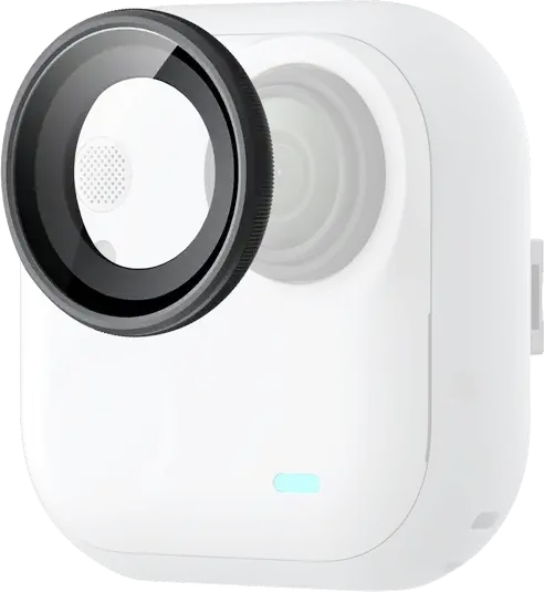 Protectie Lentila Insta360 Lens Guard din Sticla Temperata pentru Camera de Actiune, Protectie Impotriva Zgariturilor si Loviturilor, Negru