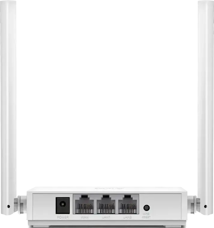 TP-Link TL-WR820N Wireless N300 Router, 300 Mbps, 2.4 GHz, 2x 5dBi Antennas, 2x2 MIMO, Router/AP/Range Extender/WISP Modes, Parental Controls, White