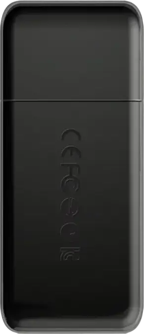 Transcend TS-RDF5 USB 3.1 Gen 1 Card Reader, SD/microSD UHS-I Support, USB Type-A Interface, Compact Black Design