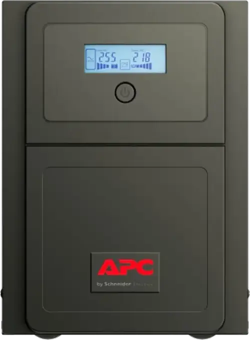 ИБП APC Easy UPS SMV1500CAI Line-Interactive 1500ВА 1050Вт Pure Sine Wave Tower с AVR ЖК-дисплеем и 6 разъемами IEC C13