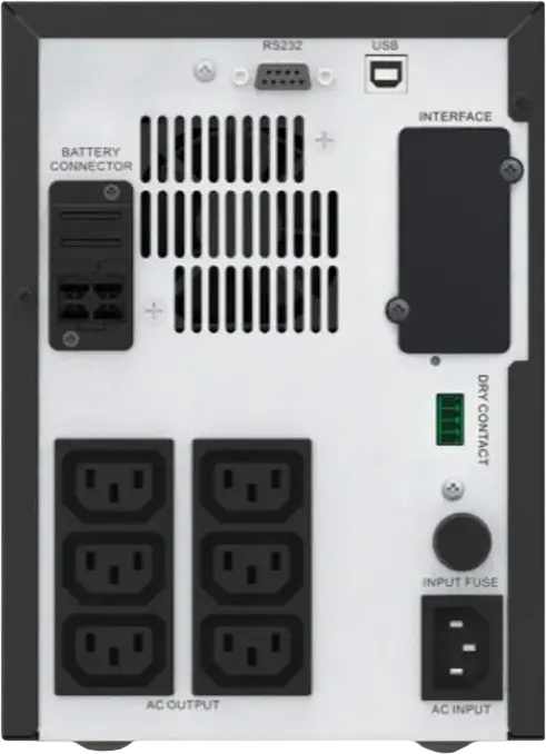 ИБП APC Easy UPS SMV1500CAI Line-Interactive 1500ВА 1050Вт Pure Sine Wave Tower с AVR ЖК-дисплеем и 6 разъемами IEC C13