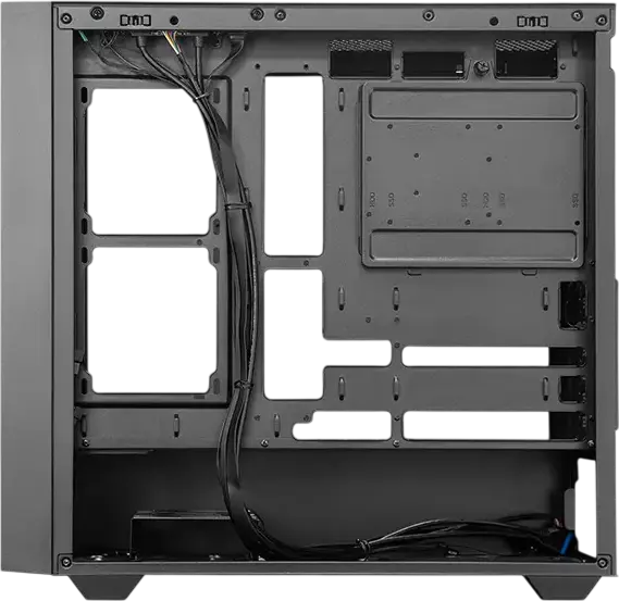 Chieftec Hunter 3 GS-03B-OP Midi-Tower PC Case, Black, Tempered Glass, E-ATX/ATX/M-ATX/ITX, 4x ARGB Fans, USB-C 3.2 Gen 2, Support for Rear-Connector MB