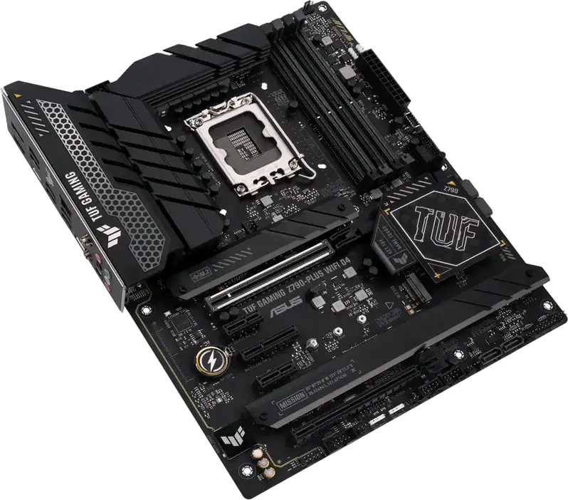 Placa de baza ASUS TUF GAMING Z790-PLUS WIFI LGA1700 Intel Z790 ATX DDR5 7200MHz PCIe 5.0 Wi-Fi 6E Bluetooth 5.3 4x M.2 PCIe 4.0 Ethernet 2.5Gb