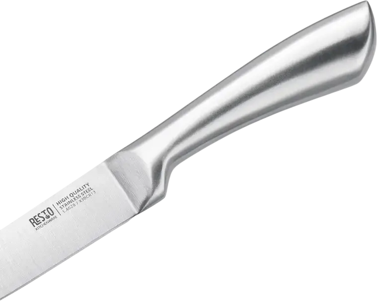 RESTO 95603 Merope Universal Knife, Stainless Steel Blade and Handle, 13 cm Blade Length, Silver