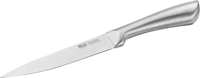 RESTO 95603 Merope Universal Knife, Stainless Steel Blade and Handle, 13 cm Blade Length, Silver