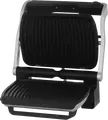 Tefal OptiGrill Electric Grill 2000W, Stainless Steel Double Plate with Removable Non-Stick Plates, 6 Automatic Programs, Manual Mode, Grease Tray