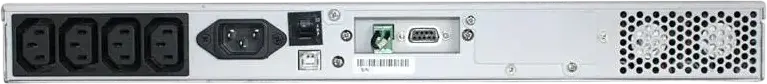 Powercom Vanguard VGD-1000RM Online Double Conversion UPS, 1000VA/700W, Pure Sine Wave, Rackmount, LCD Panel, USB RS232, White