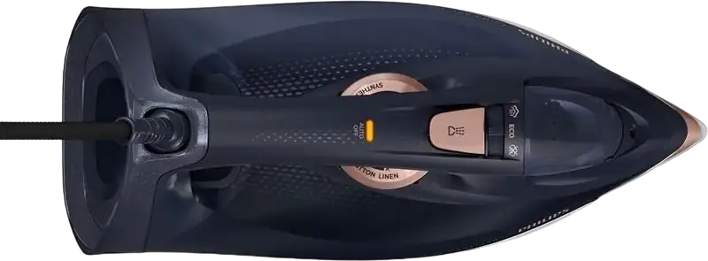 Fier de calcat cu abur si uscat Philips DST7510/80 Seria Azur 7500, 3200W, Talpa SteamGlide Elite, Jet Abur 260g/min, Quick Calc Release, Albastru Aur