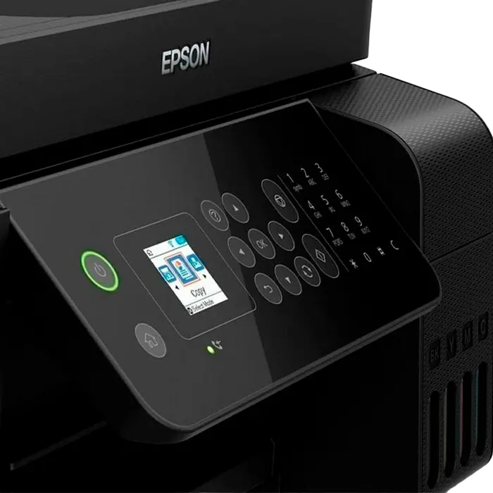 Epson EcoTank L5290 All-in-One Ink Tank Printer, Print Scan Copy Fax, WiFi Ethernet, ADF, 5760x1440 DPI, 10 ppm Mono, 5 ppm Color, Black
