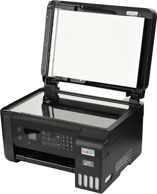 Epson EcoTank L5290 All-in-One Ink Tank Printer, Print Scan Copy Fax, WiFi Ethernet, ADF, 5760x1440 DPI, 10 ppm Mono, 5 ppm Color, Black