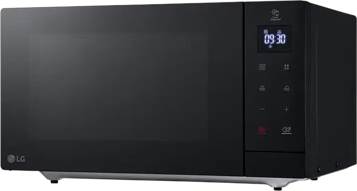 LG MS3032JAR Freestanding Microwave Oven, 30L Capacity, 900W Power, 5 Power Levels, Tactile Control, Easy-to-Clean Enamel Interior, Black