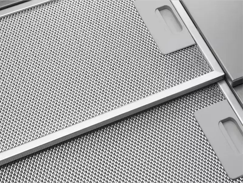 Electrolux LFP326 Integrated Telescopic Hood, 60 cm, Gray, 410 m3/h Max Extraction, 3 Speed Settings, LED Lighting, Energy Class C