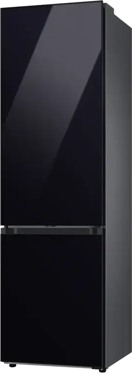 Холодильник Samsung Bespoke AI RB38C7B6D22/EF, No Frost, SpaceMax, Digital Inverter, 390 л, черный, класс энергопотребления D, SmartThings, 203x59.5x65.8 см
