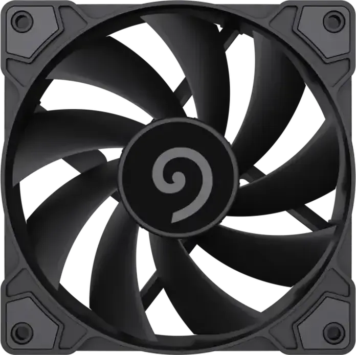 Ventilator Geanta PC Gamemax GMX-14WFBK-PWM 140mm, 4-Pin PWM, Rulment Hidraulic, 600-1400 RPM, 43 CFM, Negru