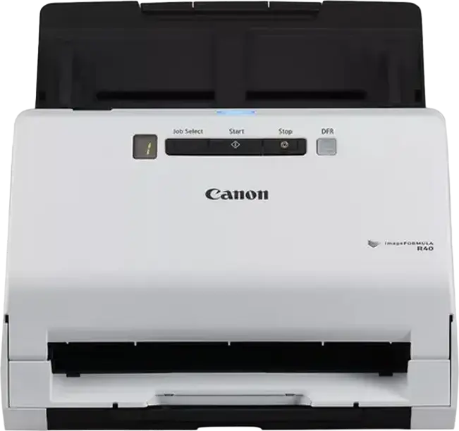 Scaner de documente cu alimentare automată Canon imageFORMULA R40, A4, Alb