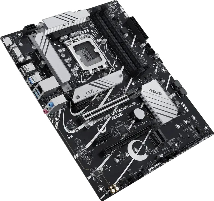 ASUS PRIME B760-PLUS ATX Motherboard LGA1700 Intel B760 DDR5 up to 192GB 7200MHz PCIe 5.0 3x M.2 PCIe 4.0 2.5Gb Ethernet USB 3.2 Gen 2x2 Type-C