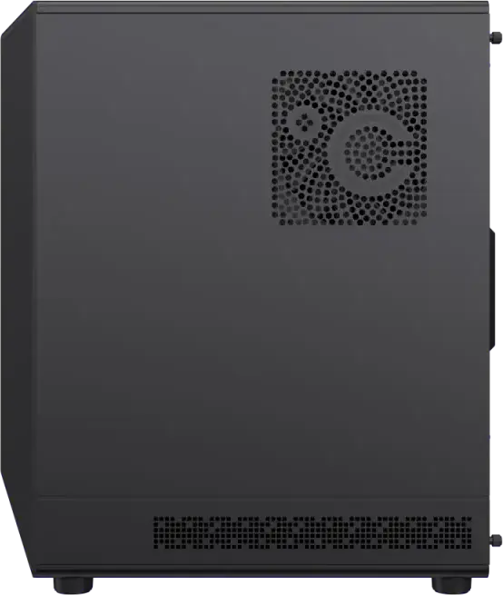 Gamemax Vista COC AB Midi-Tower Case, 262 Degree Panoramic Tempered Glass, 6x 120mm ARGB and COC Turbo Fans, ATX/M-ATX/ITX, Black
