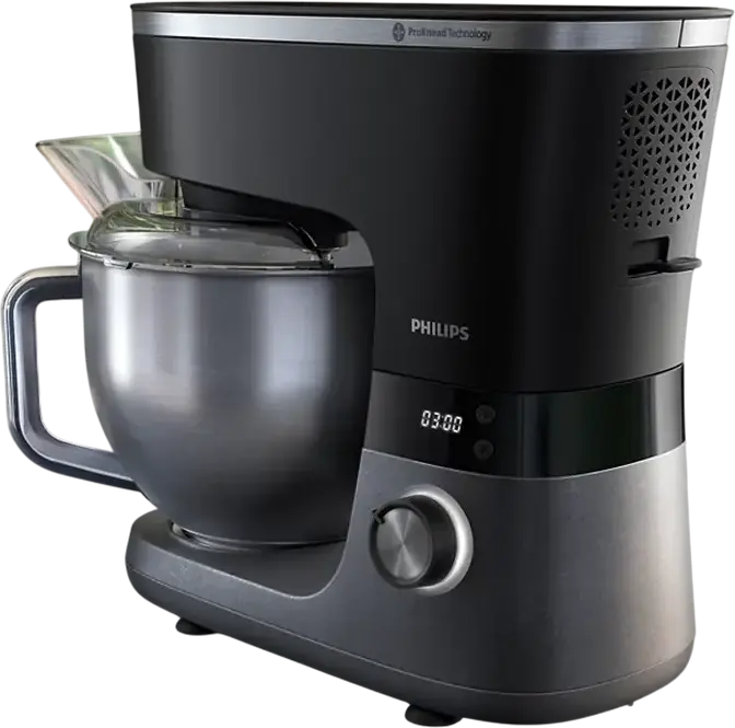 Robot de bucătărie Philips HR7962/01, Negru