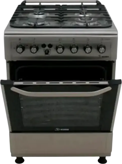 Aragaz Mixt KUBB TDS7302MGALtVss Lux FFD, 4 Ardere Gas, Cuptor Electric 64L, Inox, Grilaj din Fonta, 60x60x85 cm