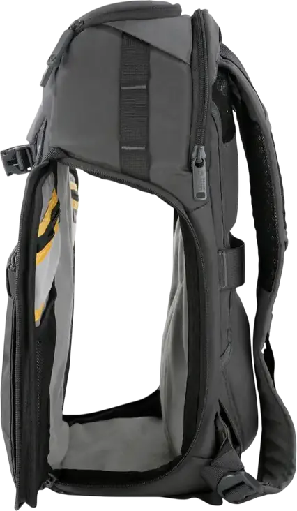 Vanguard VEO Adaptor S46 Camera Backpack, Grey, 18L Waterproof Bag for DSLR/Mirrorless, 15-inch Laptop Compartment, Side & Rear Access, Tripod Carry System