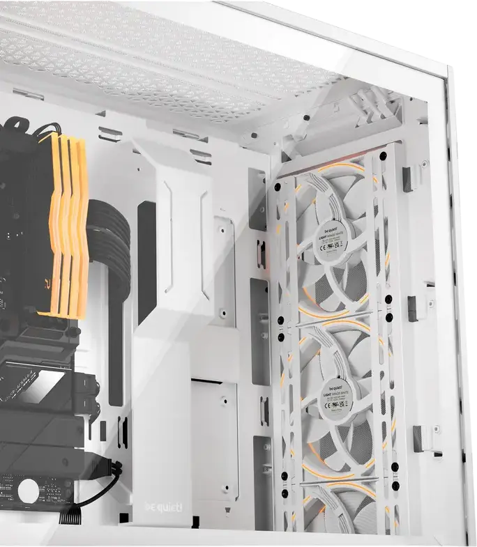 Корпус be quiet! Shadow Base 800 FX Белый, Midi-Tower E-ATX, 4 вентилятора 140мм Light Wings ARGB PWM, закаленное стекло, поддержка радиатора 420мм, USB-C