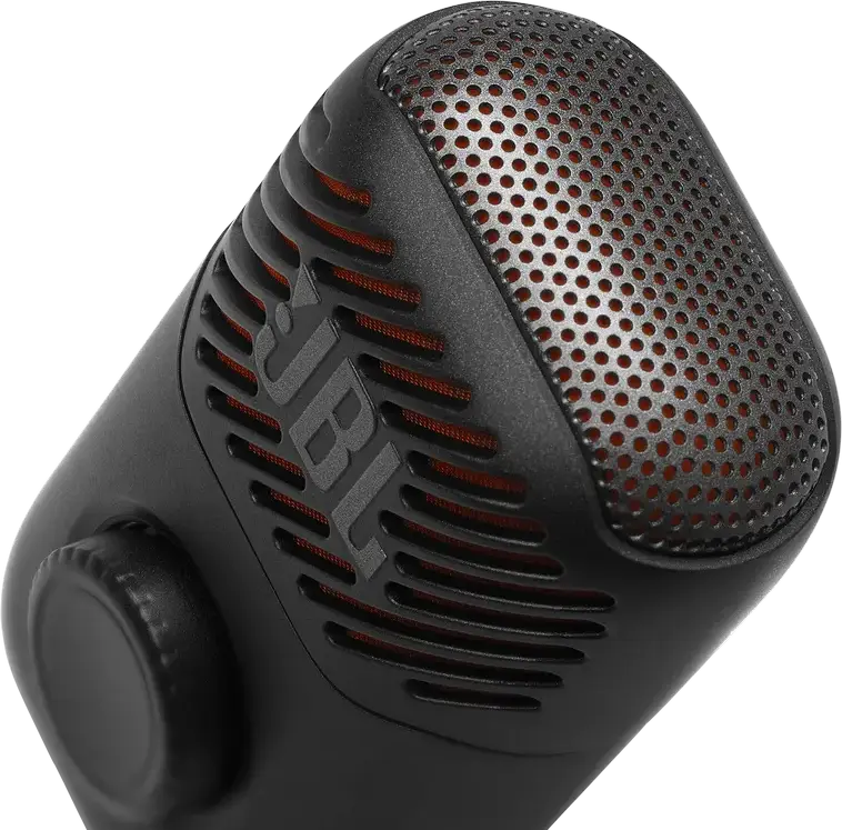 JBL EasySing Mic Mini Portable Condenser Microphone, Cardioid, Bluetooth & 2.4 GHz Wireless, AI Vocal Removal, USB-C, 6h Battery, Black