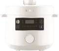 Tefal Turbo Cuisine CY754130 Multicooker, 1090W, 5L Ceramic Non-stick Bowl, 21 Programs, Pressure Cooker and Steamer, White