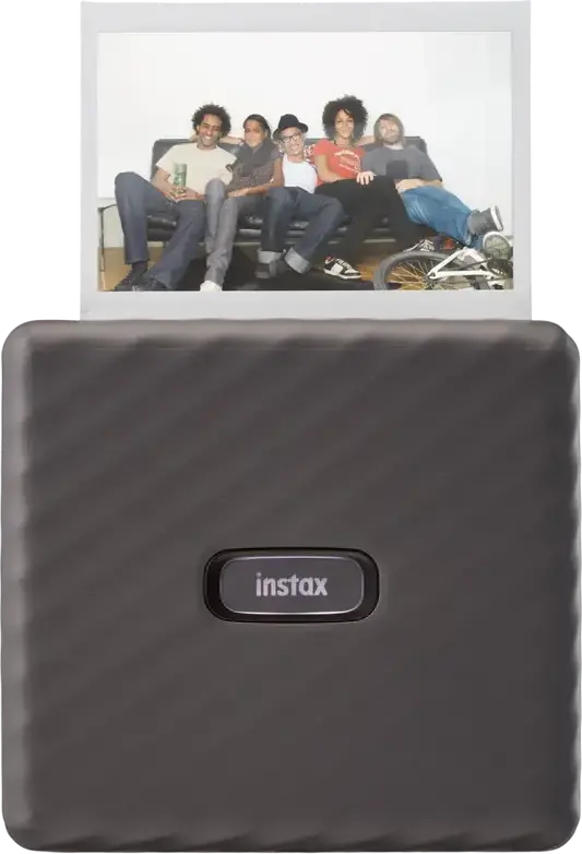 Fujifilm Instax Link Wide Smartphone Printer, Mocha Gray, Bluetooth 4.2, for instax WIDE Instant Film, 318 dpi, 62mm x 99mm Photos, iOS Android Windows MacOS