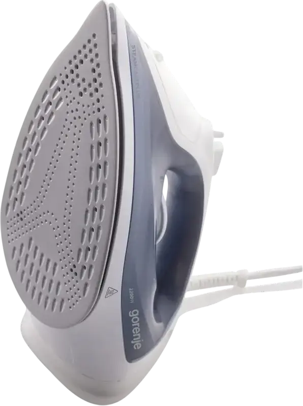 Gorenje SIK2200WB Steam Iron, 2200W, Ceramic Soleplate, 160g/min Steam Boost, 450ml Tank, Auto-off, Anti-drip, Vertical Steam, Blue/White