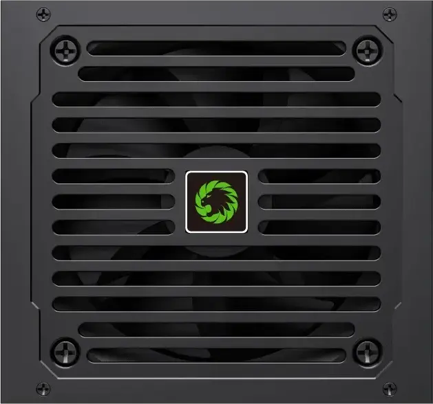 Gamemax GE-600 ECO Gamer 600W Power Supply, 80 Plus Efficiency, Active PFC, ATX Form Factor, 120mm Silent Fan, Black Mesh Cables