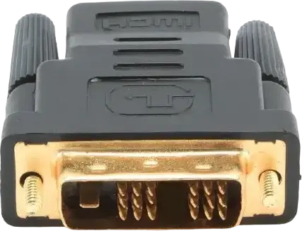 Adaptor Video Cablexpert A-HDMI-DVI-2, HDMI (F) - DVI-I (M), Negru