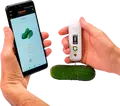 Greentest Mini ECO 3-in-1 Digital Tester for Nitrates, Water TDS Hardness and Background Radiation with Bluetooth App Sync, White