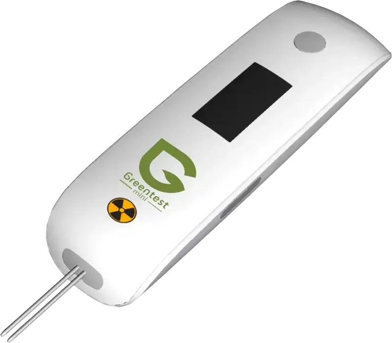 Greentest Mini ECO 3-in-1 Digital Tester for Nitrates, Water TDS Hardness and Background Radiation with Bluetooth App Sync, White