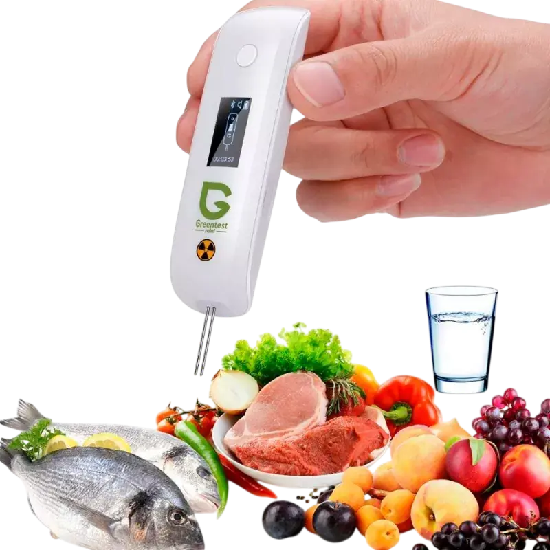 Greentest Mini ECO 3-in-1 Digital Tester for Nitrates, Water TDS Hardness and Background Radiation with Bluetooth App Sync, White