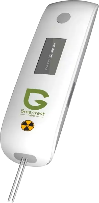 Greentest Mini ECO 3-in-1 Digital Tester for Nitrates, Water TDS Hardness and Background Radiation with Bluetooth App Sync, White