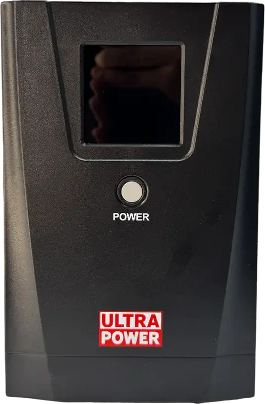 Ultra Power UPS2000MC Uninterruptible Power Supply 2000VA 1200W Tower UPS with LCD Display, AVR, PWM Waveform, USB and RJ11/RJ45 Protection, Metal Case