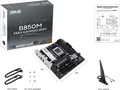 Материнская плата ASUS B850M MAX GAMING WIFI AM5 AMD B850 Micro-ATX, DDR5 8000+ MT/s, PCIe 5.0, 3x M.2, Wi-Fi 6, Bluetooth 5.4, для Ryzen 9000/8000/7000