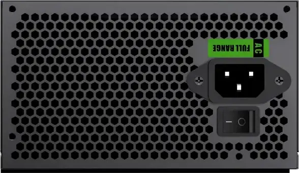 Gamemax GE-700 ECO Gamer 500W Power Supply, 80 Plus Efficiency, Active PFC, ATX Form Factor, 120mm Silent Fan, Black Mesh Cables